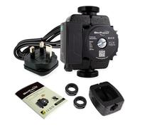 BritTherm P1 32/12-180 Central Heating Circulating Pump | 12m Head, 6.1 m3/h Max Flow, EEI <0.23 | Auto/Night Modes, 180mm Port-to-Port, 2" Ports