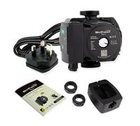 BritTherm P2 25/6-130 Central Heating Circulating Pump | 6m Head, 3.6 m3/h Max Flow, EEI <0.20 | 9 Auto Programs, 130mm Port-to-Port, 1 1/2" Connections