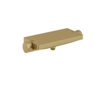 Britton Hoxton Exposed Shower Valve Thermostatic Brushed Brass Modern Style