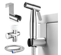 BRITULIF Bidet Sprayer for Toilet, Handheld Sprayer Kit with Adjustable Jet Spray for Toilet Handheld Bidet Cloth Diaper Sprayer Set Muslim Shower Toilet Sprayer - Easy to Install