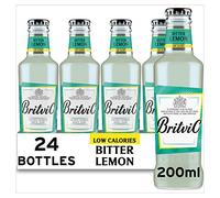 Britvic Bitter Lemon - Low Calorie Drink, 200 ml (Pack of 24)