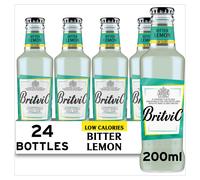 Britvic Bitter Lemon - Low Calorie Drink, 200 ml (Pack of 24)