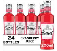Britvic Cranberry Juice - Expertly Blended Drink - Pack of 24 x 200ml