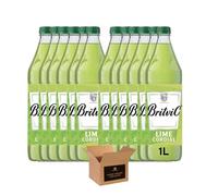Britvic Fruit Cordial Concentrate - Dilutable Juice Drink, Low Calorie No Added Sugar Squash, Flavoured Water Drink Mix, Vegan Hydration Drink (Lime Cordial1ltr - Pack 12)