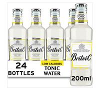 Britvic Indian Tonic Water - Low Calorie Drink - Pack of 24 x 200ml