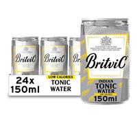 Britvic Low Calorie Indian Tonic Water, 24 x 150ml Can