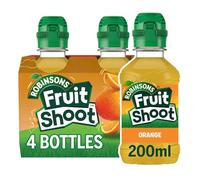 Britvic Soft Drinks Fruit Shoot 4 x 200mLitre Orange, 800 miLitreLitreiLitreiters