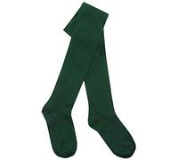 Britwear 1 x Girls Tights for School Cotton Rich Colour:Green Size:5-6 Years