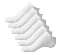 Britwear 24 x Ladies/Women Short Trainer Sport Socks (Cotton Rich) Colour:White Shoe Size:UK 4-6
