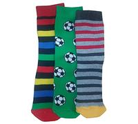 Britwear 3 x Boys Thermal Motif Design Non Skid Non Slip Gripper Socks Colour:Multi Size:6-8