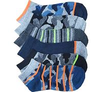 Britwear 6 x Boys Kids Children Trainer Socks with Camo Dinosaur Football Design Pattern Colour:Camo Army Size:UK 9-12