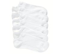 Britwear 6 x Ladies Short Trainer Sport Socks (Cotton Blend) Colour:White Shoe Size:UK 4-6