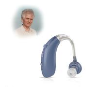 Britzgo audio device suitable for the elderly, equipped with an intelligent noise-canceling chip, delivers clear sound quality and is designed for extended wear (1, Blue)