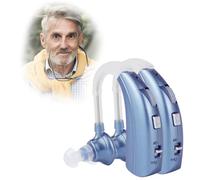 Britzgo Rechargeable Device With Dual Mode, 40 Hours Clear Hearing, Soft TPE Ear Hooks (2, Blue)