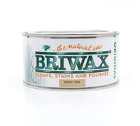 Briwax Original Rustic Pine 200G - New Size For Smaller Jobs - The Natural Wax - Cleans, Stains And Polishes