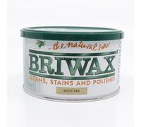 Briwax Original Rustic Pine Wax Polish 400g (Japanese Labelled Version) - Same UK Product Inside - Furniture Wax - Cleans, Stains and Polishes