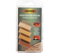 Briwax BWSWSLGT Wax Filler Sticks Light Wood Shades (Pack 4)
