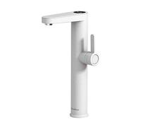 Briwellna Instant Hot Water Tap 3200W with Digital Display, 360 Degree Rotate Electric Faucet with Tap Aerator Spray Head for Kitchens, Warm Water at 20-55℃ (Rose Gold)