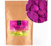 BRIX Freeze Dried Dragon Fruit | 100% Natural Dried Dragonfruit 95g | Great Taste Award Dried Fruit | Non-GMO, Gluten Free, Vegan & Vitamins Retained