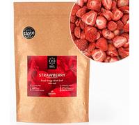 BRIX Freeze Dried Strawberry Halves | 100% Natural Dried Strawberries 75g | Great Taste Award Dried Fruit | Non-GMO, Gluten Free, Vegan & Vitamins Retained