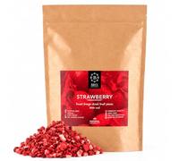 BRIX Freeze Dried Strawberry Pieces | 100% Natural Dried Strawberries Pieces 100g | Great Taste Award Dried Fruit | Non-GMO, Gluten Free, Vegan & Vitamins Retained