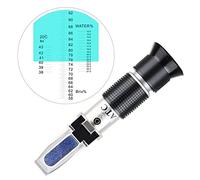 Brix Meter Refractometer, LEERCHUANG Triple Scale Honey Tester (Water Content: 12-27%, Brix: 58-92%, Be': 38-43), Handheld Brix Refractometer for Honey, Maple Syrup, Molasses & Bee Keeping…