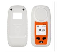 Brix Refractometer, Digital Refractometer Meter Sugar Content Measuring Instrument Fruit Juice Beverage Wine Beer 0-35% Range for Sugar Content Testing of Sugar Food(Bianco)