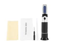 Brix Refractometer Sugar Refractometer Wort Specific Gravity Meter Professional Handheld Aluminum Tool for Measuring Juice Wine Beer Brix 0 32% Specific Gravity 1.000 1.130