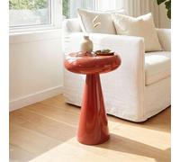 Brix Sam Side Table - Round - Amber - Metal