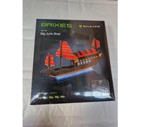 BRIXIES 3D BUILDING BLOCKS 200.100 BIG JUNK BOAT SET 670 PIECES NEW
