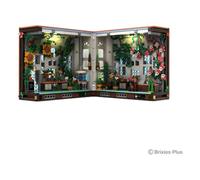 Brixies Book Nook PLUS 8 Flower Shop Construction Set, 326 Pieces