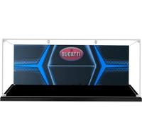BrixStation Display Case Compatible with Lego Technic Bugatti Chiron 42083, 3MM Acrylic Display Box Compatible with Lego 42083 (No Model Set Included)