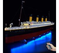 BrixStation LED Light Kit, Light Set for Lego 10294 Titanic (LED Only Included, No Lego Kit) - Remote Control Version