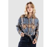 Brixton Bowery Classic Flannel Shirt pinecone bwn plai L