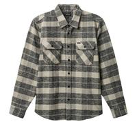 Brixton - Bowery Heavy Weight L/S Flannel - Shirt size S, grey