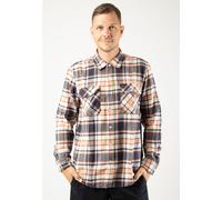 Brixton - Bowery Washed Navy/Barn Red/Off White - Shirt - blue - M - 60% Cotton, 23% Polyester, 17% Polyacrylic M