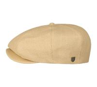BRIXTON Brood Lightweight Flat Cap Men - Newsboy with Peak, Lining Spring-Summer Spring Summer - L (59-60 cm) Beige