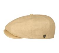 BRIXTON Brood Lightweight Flat Cap Men - Newsboy with Peak, Lining Spring-Summer Spring Summer - M (57-58 cm) Beige