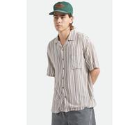 Brixton - Bunker Twisted Stripe Robust Red - Shirt - multicolored - S - 100% Viscose S