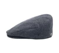 Brixton Cap Schiebermütze Hooligan Grey Black Herringbone
