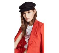 Brixton Fiddler Cap., Men unisex, Cap, black herringbone twill