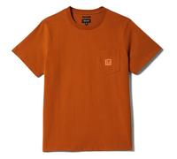Brixton - Global HW S/S Boxy PKT Tee - T-shirt size S, red