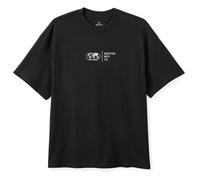 Brixton - Globe HW Relaxed Tee - T-shirt size L, black