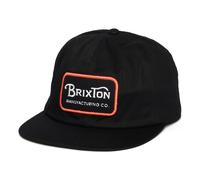 BRIXTON Hats Grade HP Snapback Cap - Black