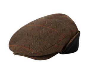 Brixton - Hooligan Earflap Snap Cap - Cap size M, brown