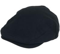 Men's Brixton Hooligan Flat Cap - Black - Size: M