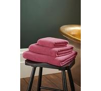 'Brixton' Luxury Textured 100% Cotton Towels Christy Light Red Bath Sheet