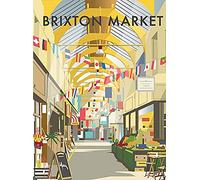 Brixton Market (by Dave Thompson) fridge magnet (se)