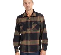 Brixton Mens Bowery Flannel Shacket - Heather Grey/Charcoal - M