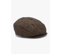 BRIXTON Men's Brood Brown Khaki Snap Cap Size: S, Colour: Khaki Fabric